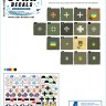 Star Decals 35-C1403 War in Ukraine # 14Ukrainian Tanks and AFV insignias.Some of the many various insignias seen in 2022-23 1/35