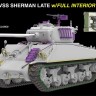 RFM 5135 Танк M4A3 76W VVSS Sherman поздний с полным интерьером, стандартная версия 1/35