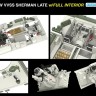 RFM 5135 Танк M4A3 76W VVSS Sherman поздний с полным интерьером, стандартная версия 1/35