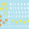 Star Decals 72-A1054 Vietnam # 4. NVA North Vietnamese T-54B markings. (Soviet) 1/72