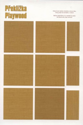 Peewit D49003 1/48 Decal Plywood - beech