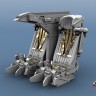 ЭВМ RS48071 Су-24 (Trumpeter) катапультные кресла К-36ДМ-1 (подвесная система из ФТД) и перегородка в кабину 1/48