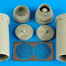 Aires 4518 F-14A Tomcat exhaust nozzles - varied position 1/48