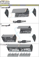 Metallic Details MDR48240 Rockwell B-1B Lancer front bomb bays 3d-printed  1/48