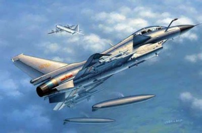 Trumpeter 02842 Самолет J-10S Vigorous Dragon 1/48