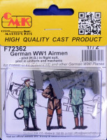 CMK F72362 German Airmen WWI (3 fig.) 1/72
