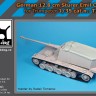 Black Dog T35304 German 12,8 cm Emil canvas	(designed to be used with Trumpeter kits) 1/35