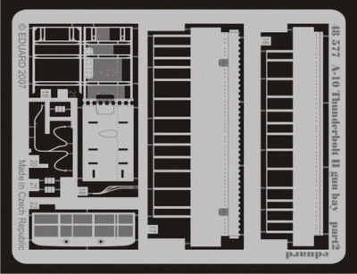 Eduard 48577 A-10 gun bay HBS