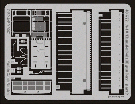 Eduard 48577 A-10 gun bay HBS