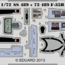 Eduard 73489 F-35B interior S.A.