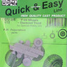 CMK Q72295 P-40 wheels - diamond tread (SP.HOBBY) 1/72