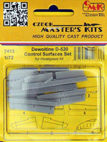 CMK 7413 Dewoitine D-520 Control Surfaces Set (HAS) 1/72