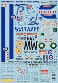 Print Scale 72-056 Sea King 1/72
