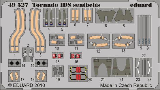 Eduard 49527 Tornado IDS seatbelts