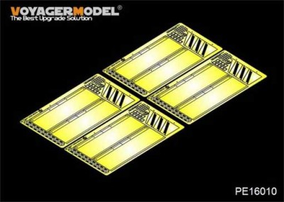 Voyager Model PE16010 WWII German Tiger I side skirts(FOR TRUMPETER) 1/16