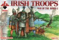 Red Box 72044 War of the Roses Irish Troops 1/72