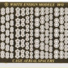 White Ensign Models PE 7102 CAGE AERIAL SPACERS (for WW1-era shipboard wireless aerials) 1/700 - 1/200