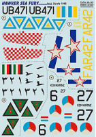Print Scale 48-142 Hawker Sea Fury - part 2 (wet decals) 1/48