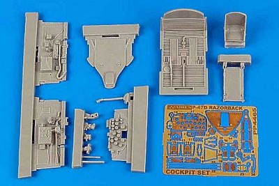 Aires 4465 P-47D Razorback cockpit set 1/48