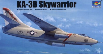 Trumpeter 02869 Самолет Палубный заправщик KA-3B Скайуорриор 1/48