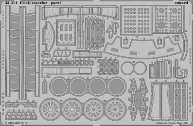 Eduard 32314 1/32 Фототравление для F-84G exterior