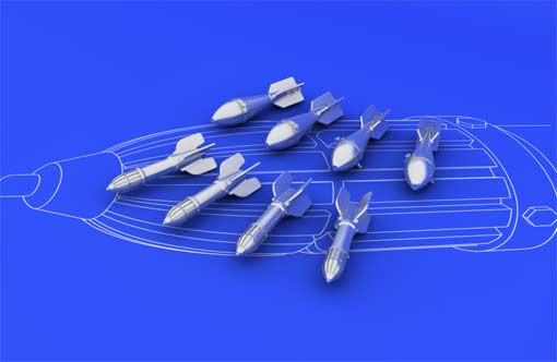 Eduard 648073 1/48 Набор дополнений IL-2 Shturmovik weapon set (FAB 50, RS 132)