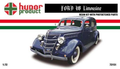 Hunor Product 72151 Ford V8 Limousine (resin kit&amp;PE set) 1/72