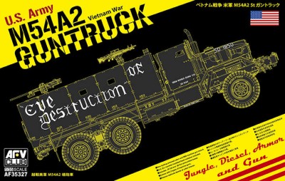 AFV Club AF35327 M54A2 5-Ton 6X6 Cargo Gun 1/35