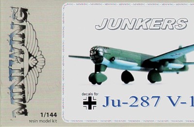 Miniwing MINI034 Junkers Ju-287V-1 (ex FE Resin) 1/144