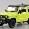 Aoshima 65969 SUZUKI JB64 Jimny 2018 Kinetic Yellow, SNAP KIT (сборка без клея) 1/24