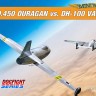 Miniwing Plastic MINI355 Ouragan vs. de Havilland Vampire / Dogfight set 1Q/2022 2 plastic kits, 2 decals versions, BOXED 1/144
