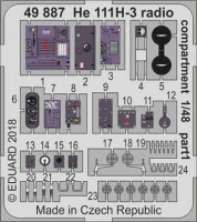 Eduard 49887 He 111H-3 radio compartment 1/48