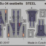 Eduard 49825 Su-34 seatbelts STEEL 1/48