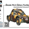 Planet Models MV7290 1/72 Skoda PA.II Zelva (Turtle) CZ Armoured Car