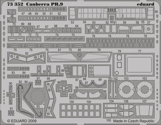 Eduard 73352 Canberra PR.9 S.A. AIR
