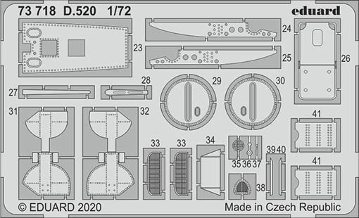 Eduard 73718 SET D.520 (HAS/H.2000)