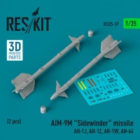 Reskit 35037 AIM-9M 'Sidewinder' missile (2 pcs.) 1/35