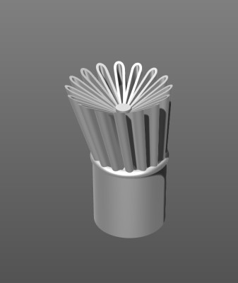 Aims AIMS48P042 BMW 801 flame dampers - for any German aircraft using BMW 801 engines at night - enough for 2x engines 1/48