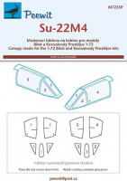 Peewit M72239 1/72 Canopy mask Su-22M4 (KP/BILEK)