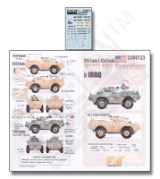 Echelon FD D356123 124th CAV & 42nd BDE M1117 ASVs in Iraq 1/35