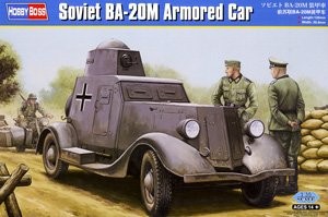 Hobby Boss 83884 Советский лёгкий бронеавтомобиль БА-20М 1/35