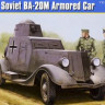 Hobby Boss 83884 Советский лёгкий бронеавтомобиль БА-20М 1/35