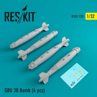 Reskit RS32-0120 GBU 38 Bomb (4 pcs.) 1/32