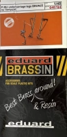 Eduard 648784 BRASSIN P-38J undercarriage legs BRONZE (TAM) 1/48