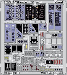 Eduard 32924 T-28C interior 1/32