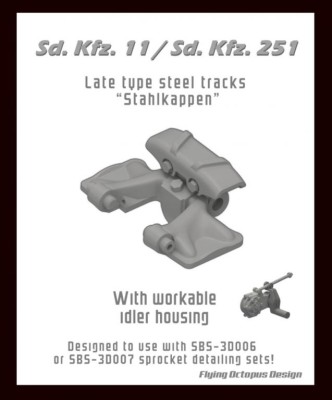 Sbs Model 35041 SdKfz.11/SdKfz.251 late st.tracks Stahlkappen 1/35