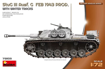 Miniart 72103 StuG III Ausf. G, Feb. 1943 w/ winter tracks 1/72
