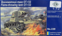 UMmt 220 Soviet flame-throwing tank OT-133 1/72