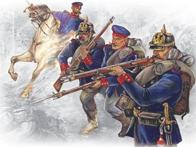 ICM 35012 Прусская линейная пехота, франко-прусская война (1870-1871) 1/35