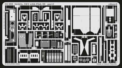 Eduard 35693 Sd.Kfz.10/4 with Flak 30 ITA